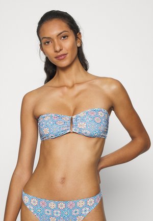 Solid & Striped THE TATI PATCHWORK - Parte de cima de biquíni - blue