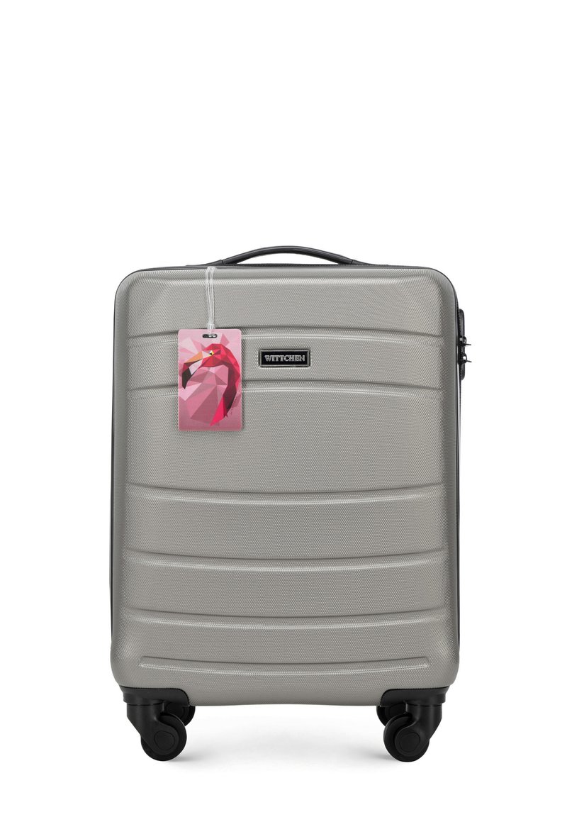 WITTCHEN SMALL SUITCASE WITH LUGGAGE TAG FROM ABS - Trolley - champagne