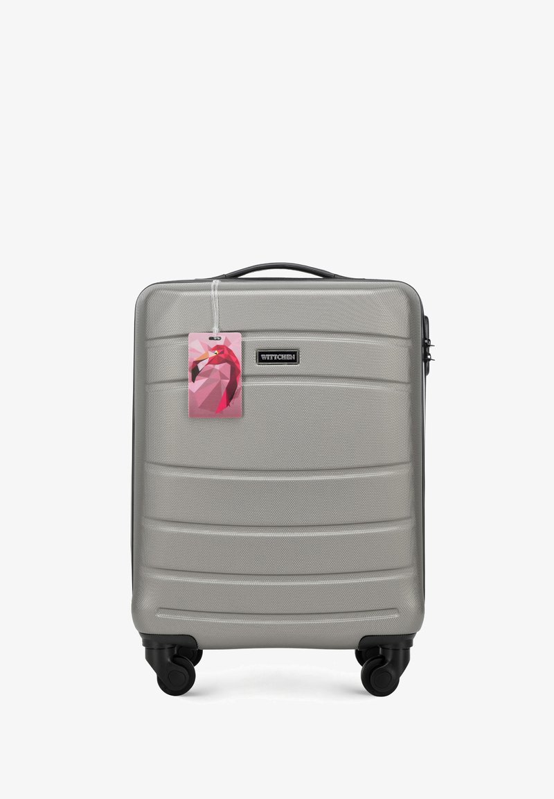WITTCHEN SMALL SUITCASE WITH LUGGAGE TAG FROM ABS - Trolley - champagne