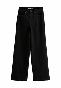 WIDE LEG PETITE - - Jeans a zampa - black