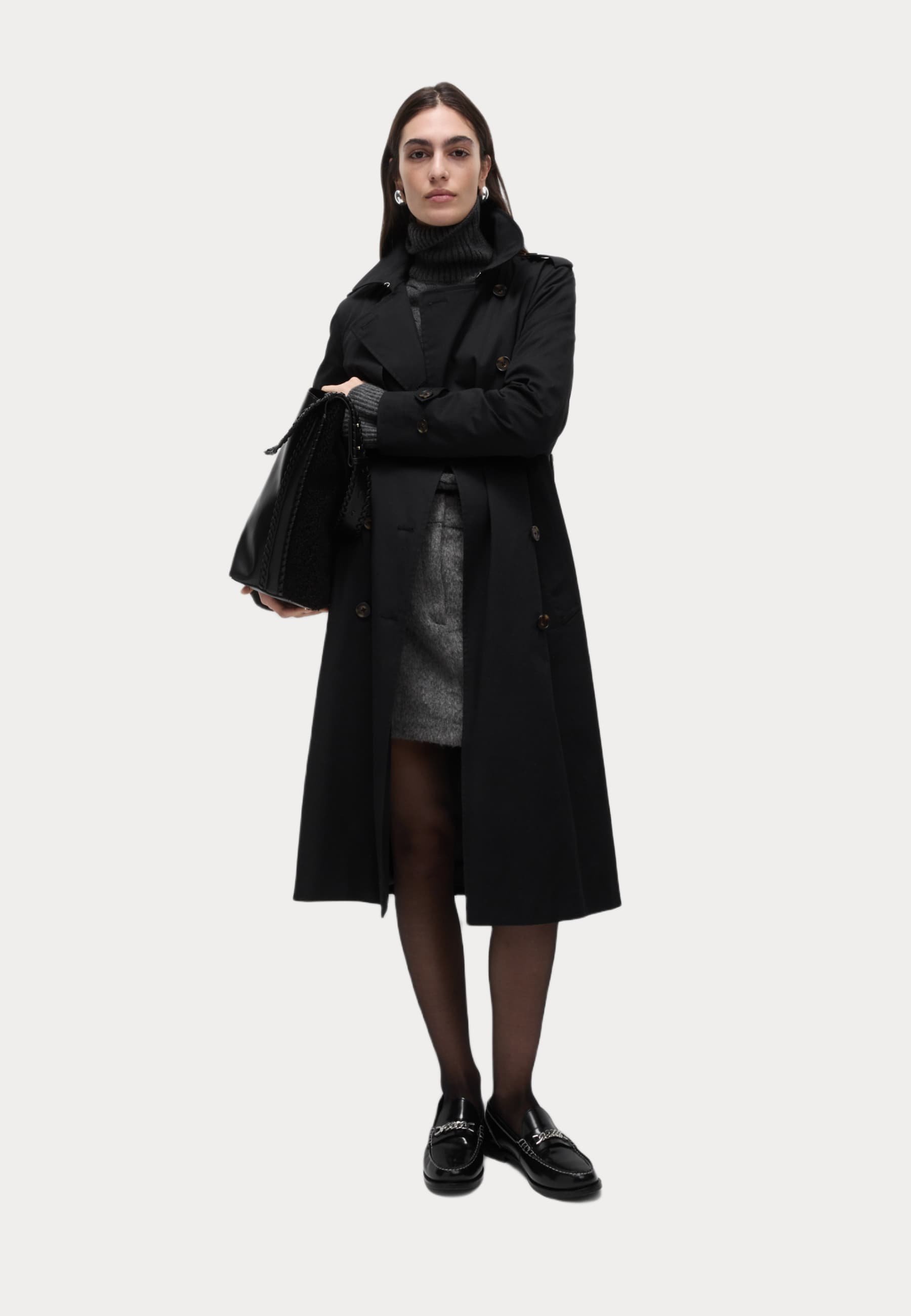 Sac De Voyage En Cuir Noir Marks & Spencer – Porte-costume, Qualité Supérieure, Occasion