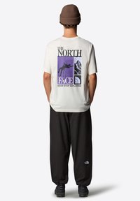 The North Face VINTAGE ARCHIVE - Triko s potiskem - white dune tnf black