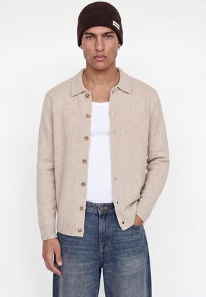 Jack & Jones JJESOHO OLLIE KNIT POLO CARDIGAN - Gilet - atmosphere