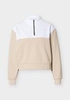 SUDADERA VIBE - Суитшърт - white/beige