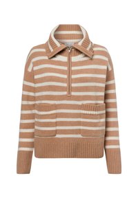 Strickpullover - camel ecru