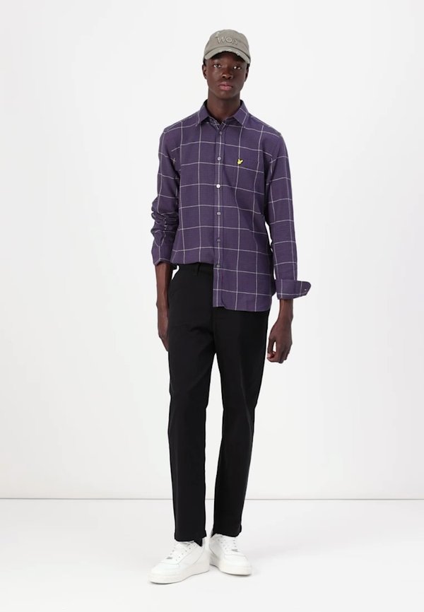 HOUNDSTOOTH CHECK - Shirt - thistle shadow2