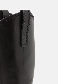 Anna Field LEATHER - Kovbojské/motorkářské kozačky - black