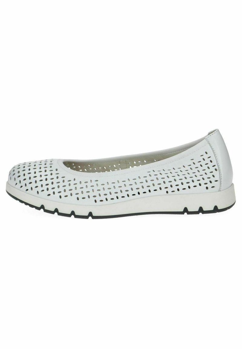 Caprice Ballet pumps white softnap./white Zalando.ie