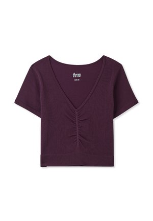 Terranova SEAMLESS - T-shirt basic - viola scuro