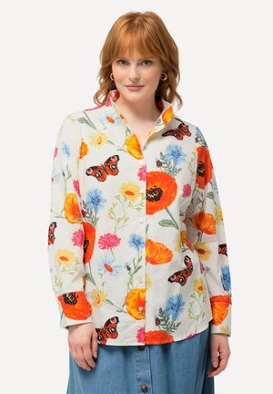 Ulla Popken Button-down blouse - white