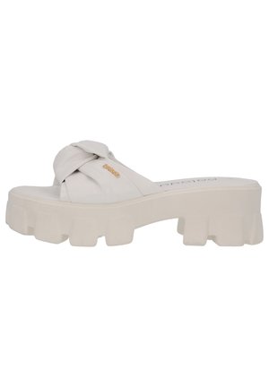 Ciabatta Susimoda 1262 blu con plantare in cuoio e strappo