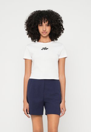 HUGO DELANOR - Print T-shirt - white