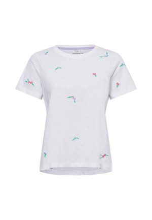 NUSUIS - Print T-shirt - weiß mehrfarbig