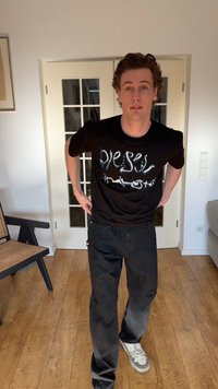 Diesel NORM - Triko s potiskem - black