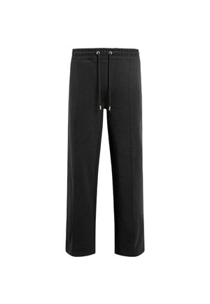 Pantaloni sportivi neri realizzati in tessuto morbido, dotati di una cintura elastica con cordino e cuciture laterali per un tocco di dettaglio in più.