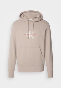 DISTRESSED MONOLOGO HOODIE - Sudadera - goat