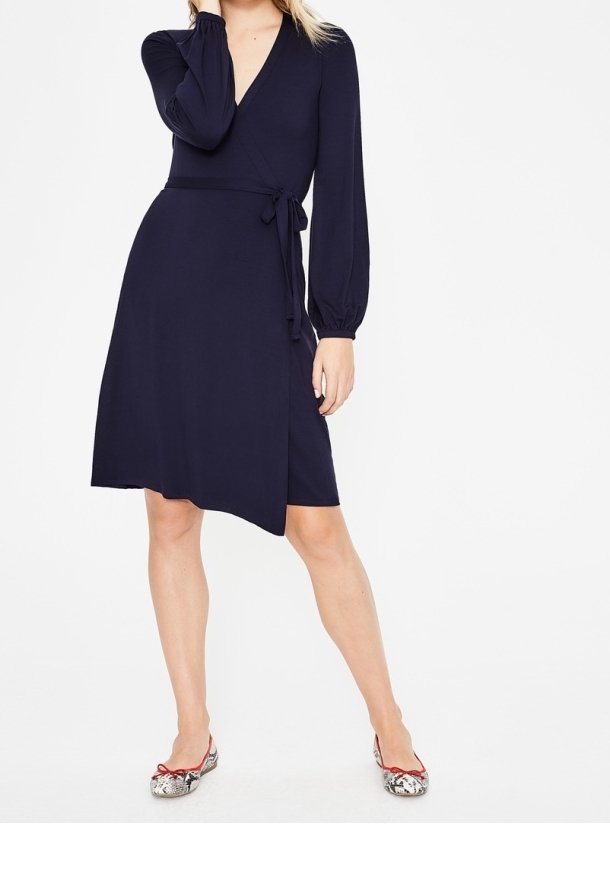 Boden Jersey dress - mottled blue - (Pre-owned) - Zalando Boden Jersey dress - mottled blue - (Pre-owned) - Zalando