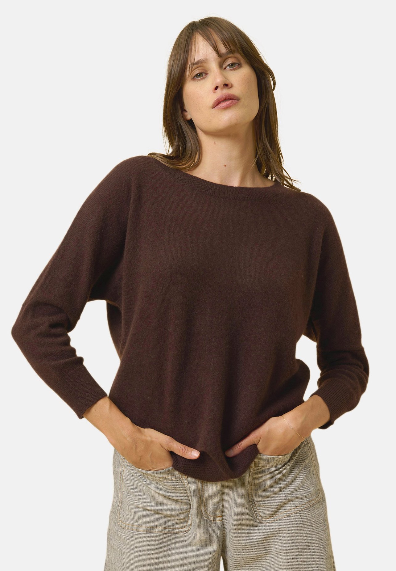 Just Cashmere Maglione chocolate/marrone