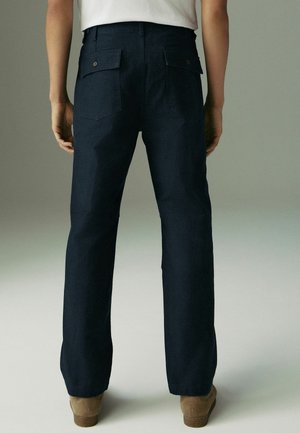 REGULAR FIT - Trousers - navy