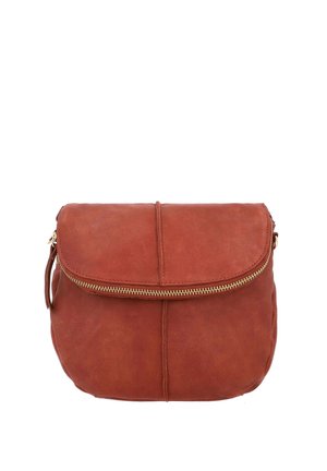 ISELIN - Cross body bag - rotbraun
