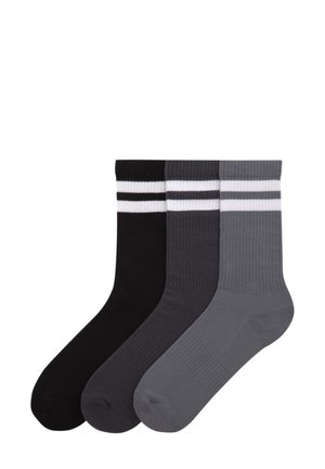 PACK OF 3  STRIPED - Socks - grey