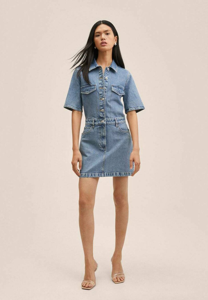 Vestido vaquero - mittelblau/azul - Zalando.es