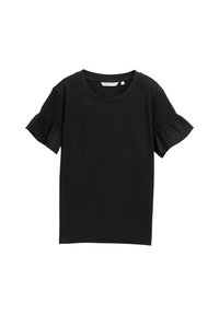 MIT SMOCK-DETAILS - T-shirt imprimé - deep black