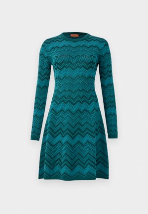 SHORT DRESS - Jumper dress - solid color green