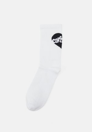 Carhartt WIP AMOUR SOCKS UNISEX - Calcetines - white/black