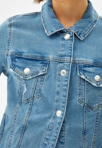 Bershka Farkkutakki - light-blue denim