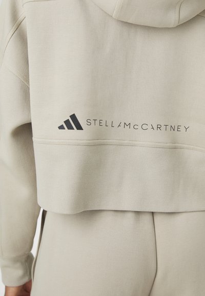 adidas by Stella McCartney HOODIE - Mikina so zipsom - desert sand
