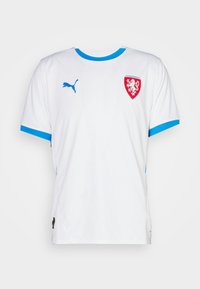 CZECH REPUBLIK FACR AWAY JERSEY - Valsts izlases komandas apģērbs - white/ignite blue