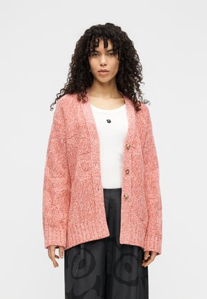 AAMU UNIKKO CARDIGAN - Kardigán - red melange