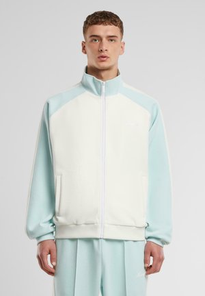 Karl Kani SIDESTRIPE  - Training jacket - offwhite lightaqua