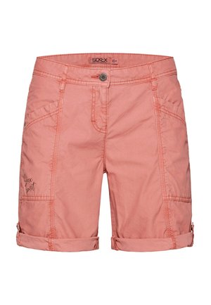 Soccx MIT TURN-UP-SAUM - Shorts - beachy red