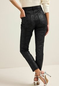 Next PONTE  - Jeans slim fit - black coated