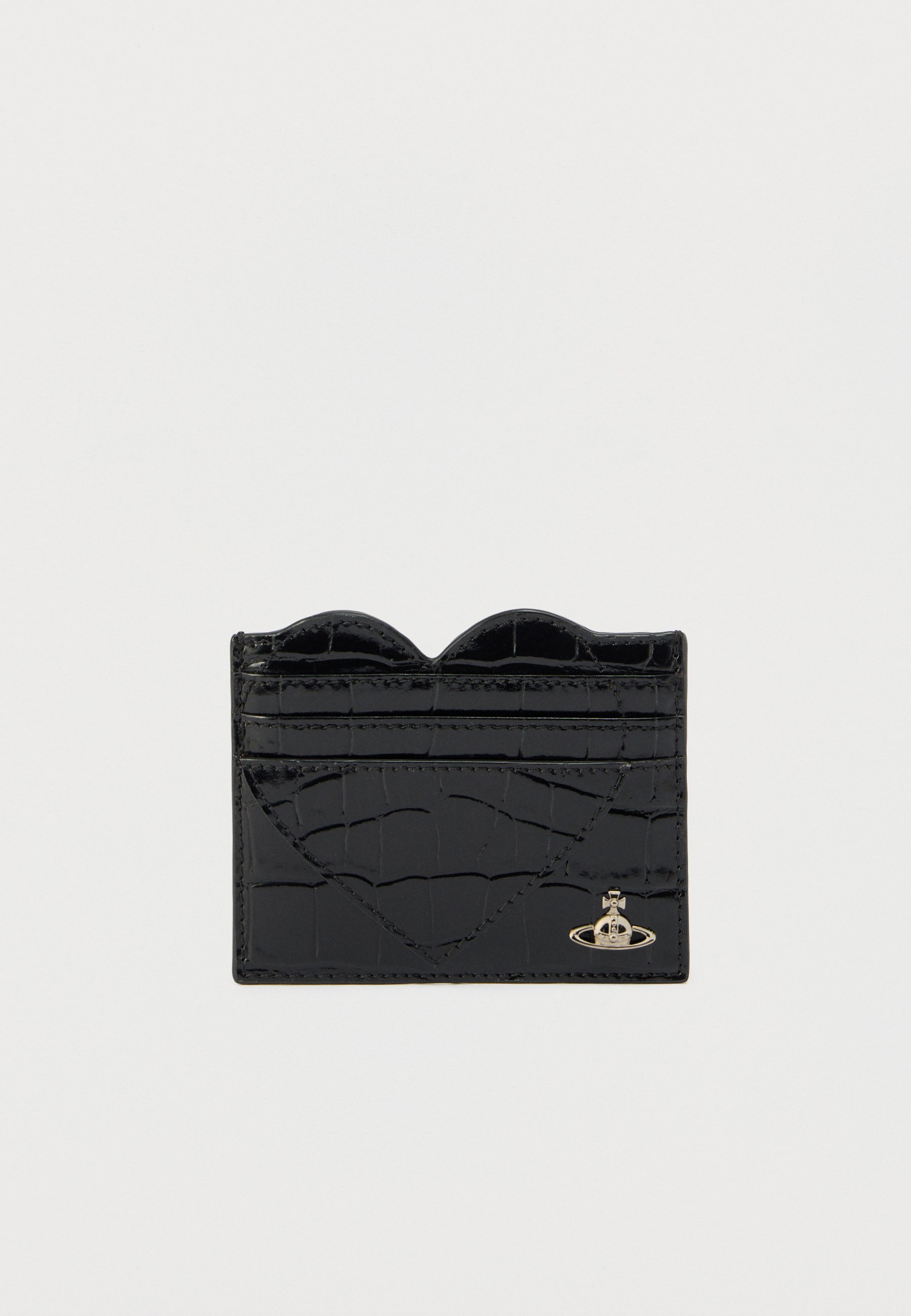 小物 Vivienne Westwood HEART CHECK Wallet Vivienne Westwood HEART CARD HOLDER - Wallet - black - Zalando