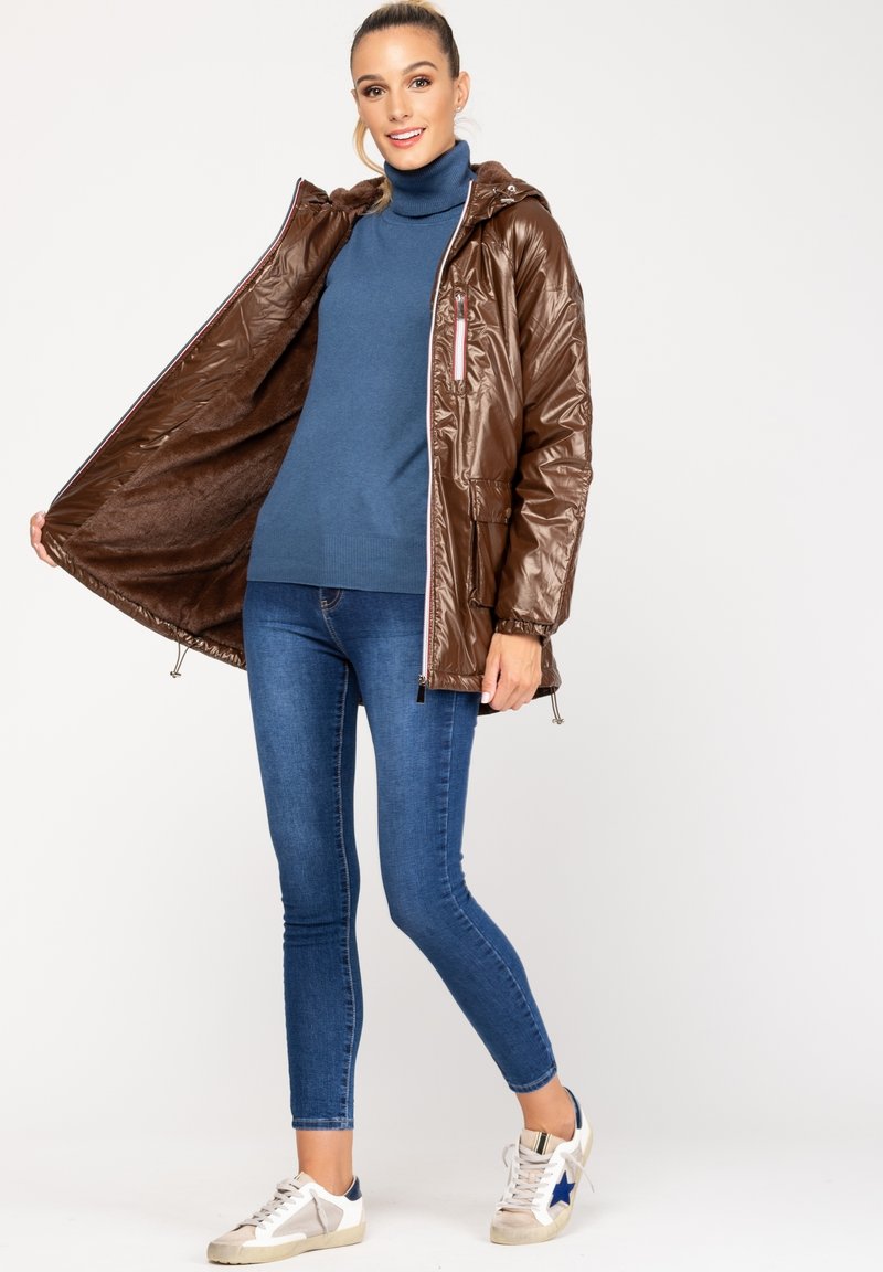 Tantra Wintermantel bruin