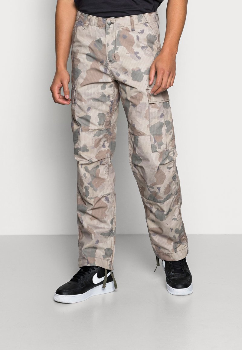 Carhartt WIP PANT COLUMBIA - Calças cargo - camo tide thyme rinsed