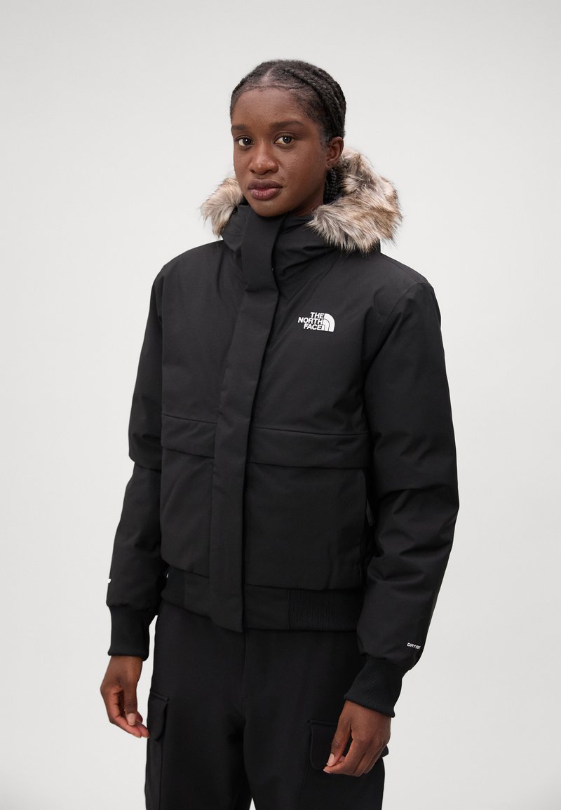 The North Face W ARCTIC BOMBER - Bunda z prachového peří - black