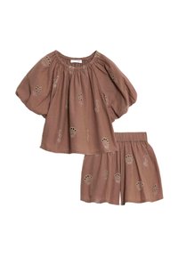 Marks & Spencer EMBROIDERED BOTTOM OUTFIT SET - Shorts - bronze