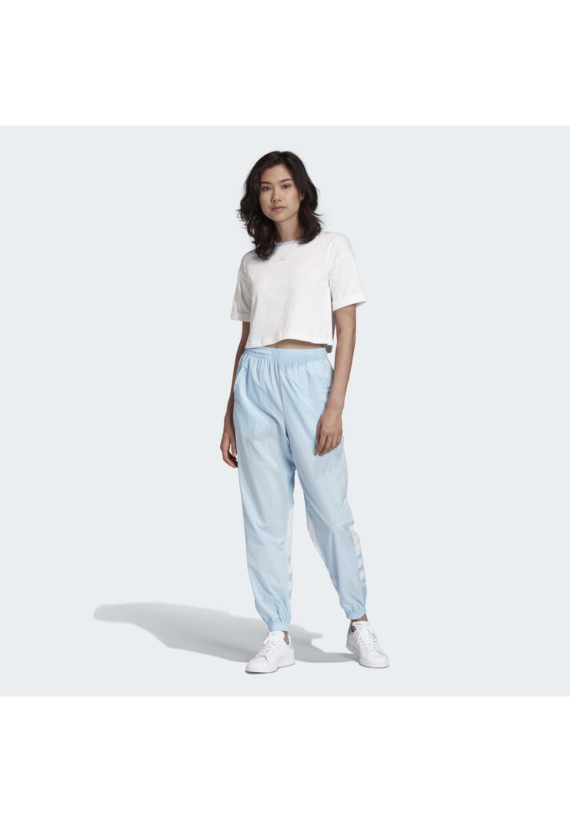 Adidas Originals 02 15 Big Logo Tracksuit Bottoms Pantalon De Survetement Blue Zalando Be