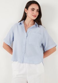 LELA Button-down blouse - baby blue