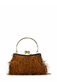 CON BOQUILLA Y ASA METÁLICA - Bolso de mano - bronce