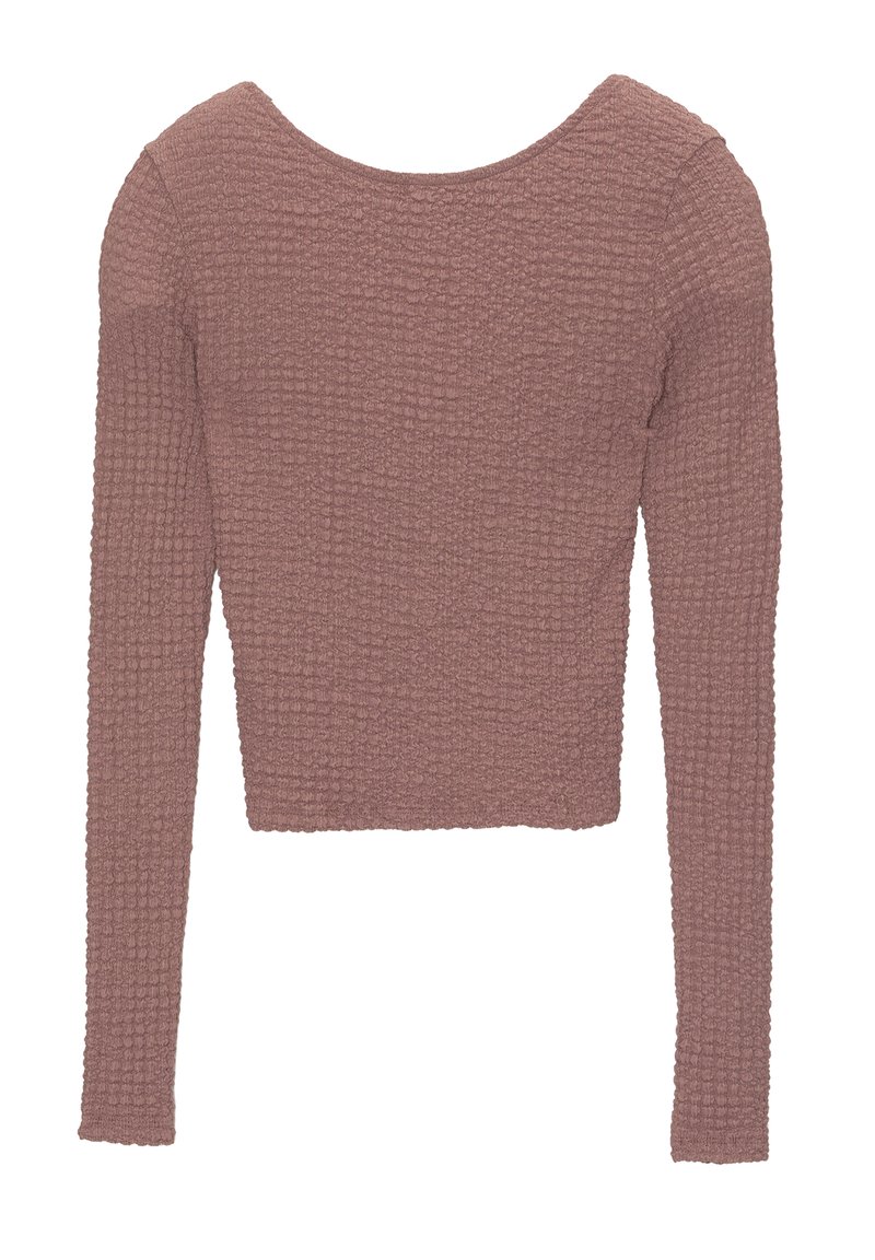 PULL&BEAR Longsleeve donkerroze PULL&BEAR Longsleeve donkerroze