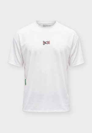 District Vision, SHORT SLEEVE BOXY TRAINING TEE - T-shirt imprimé - white