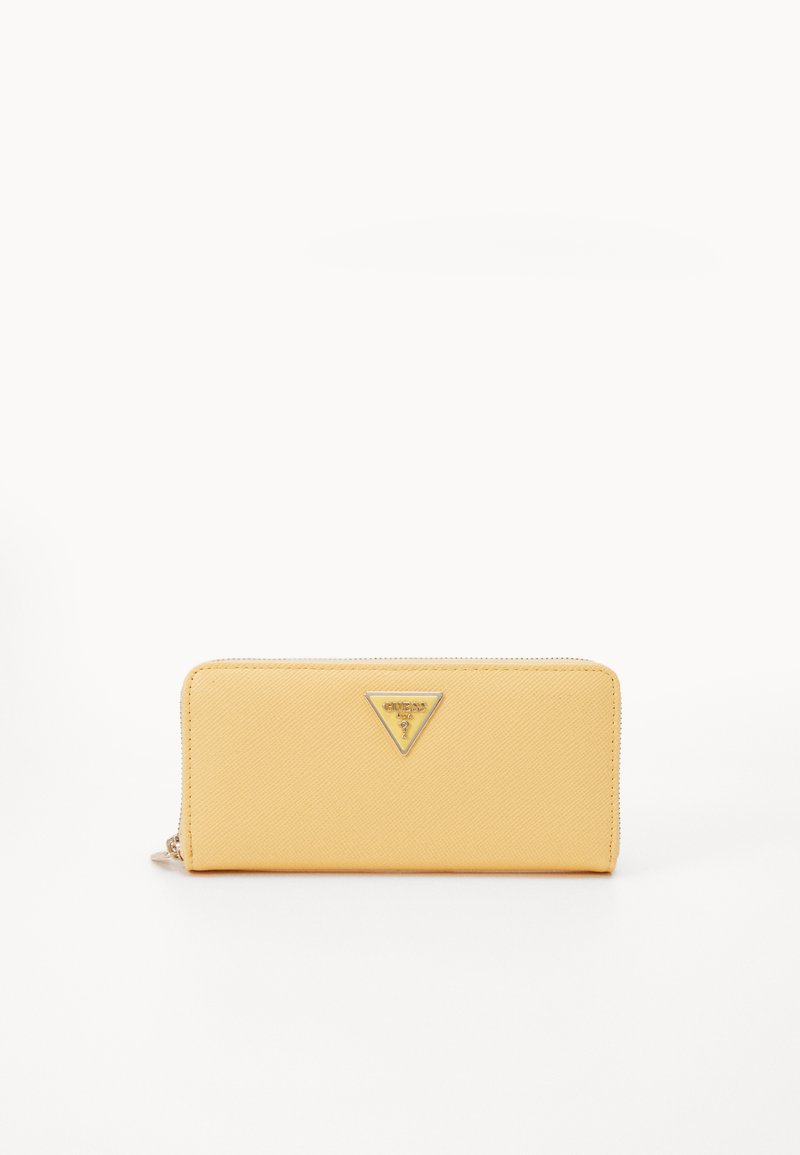 Guess LAUREL LARGE ZIP AROUND - Carteira - pale peach