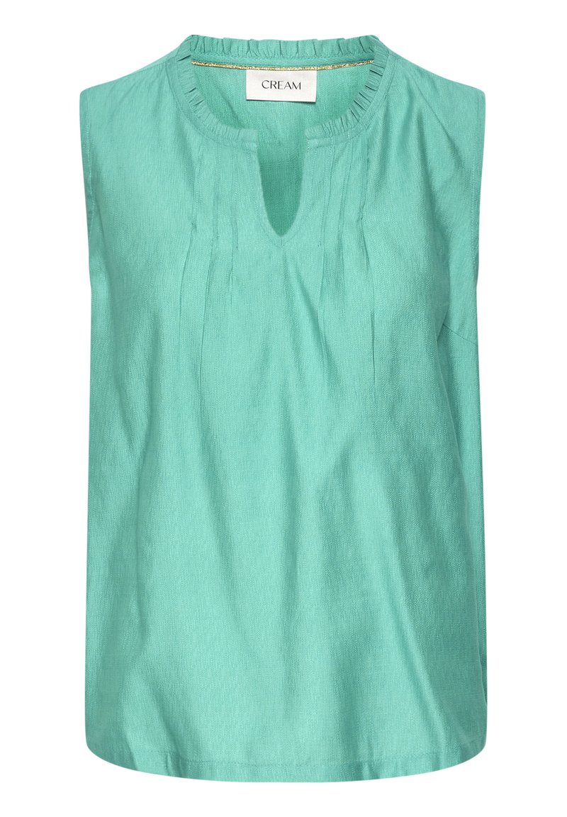 Cream Top turquoise