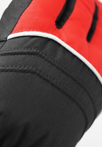 Reusch TEDDY GORE-TEX - Fingervantar - black/fire red