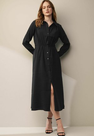 REGULAR FIT - Shirt dress - black